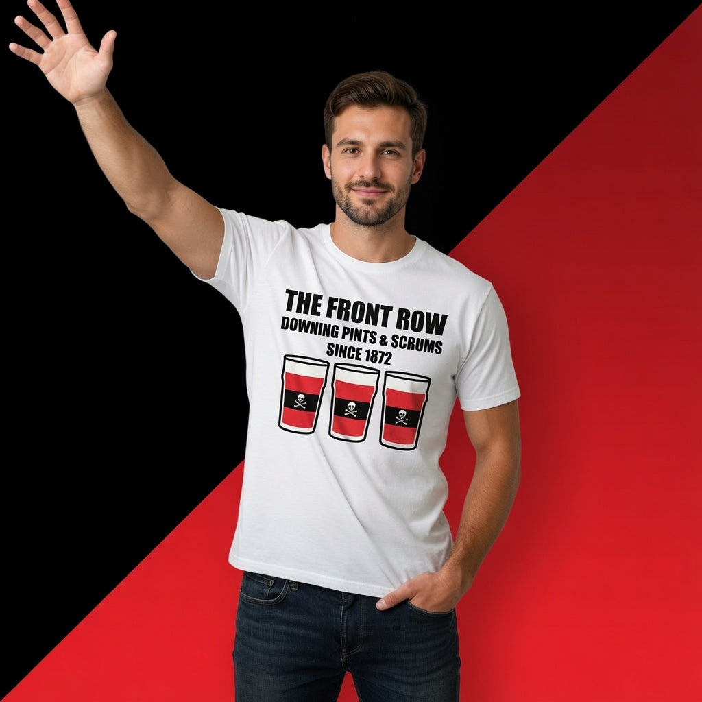 UCC RFC Rugby T-Shirt – The Front Row Downing Pints & Scrums Since 1872