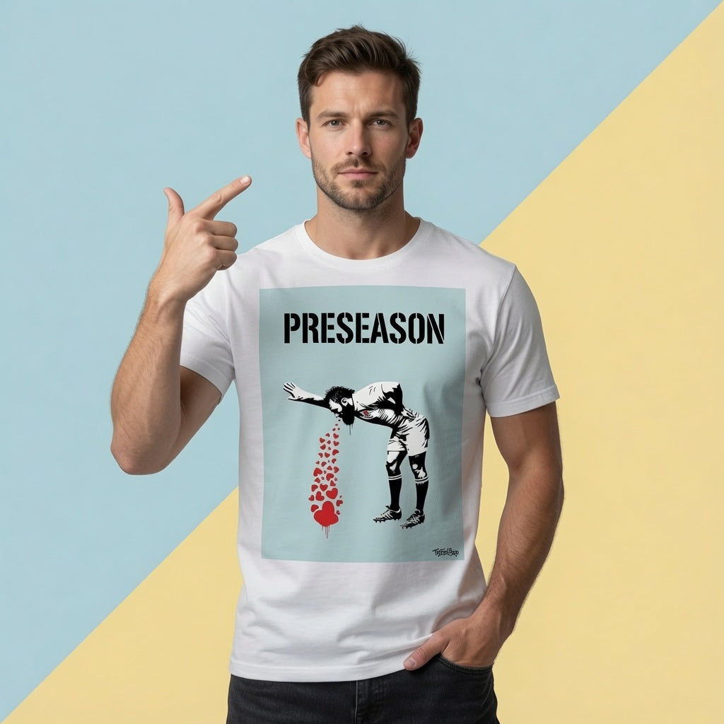 PRESEASON Rugby T‑Shirt – Light Cyan