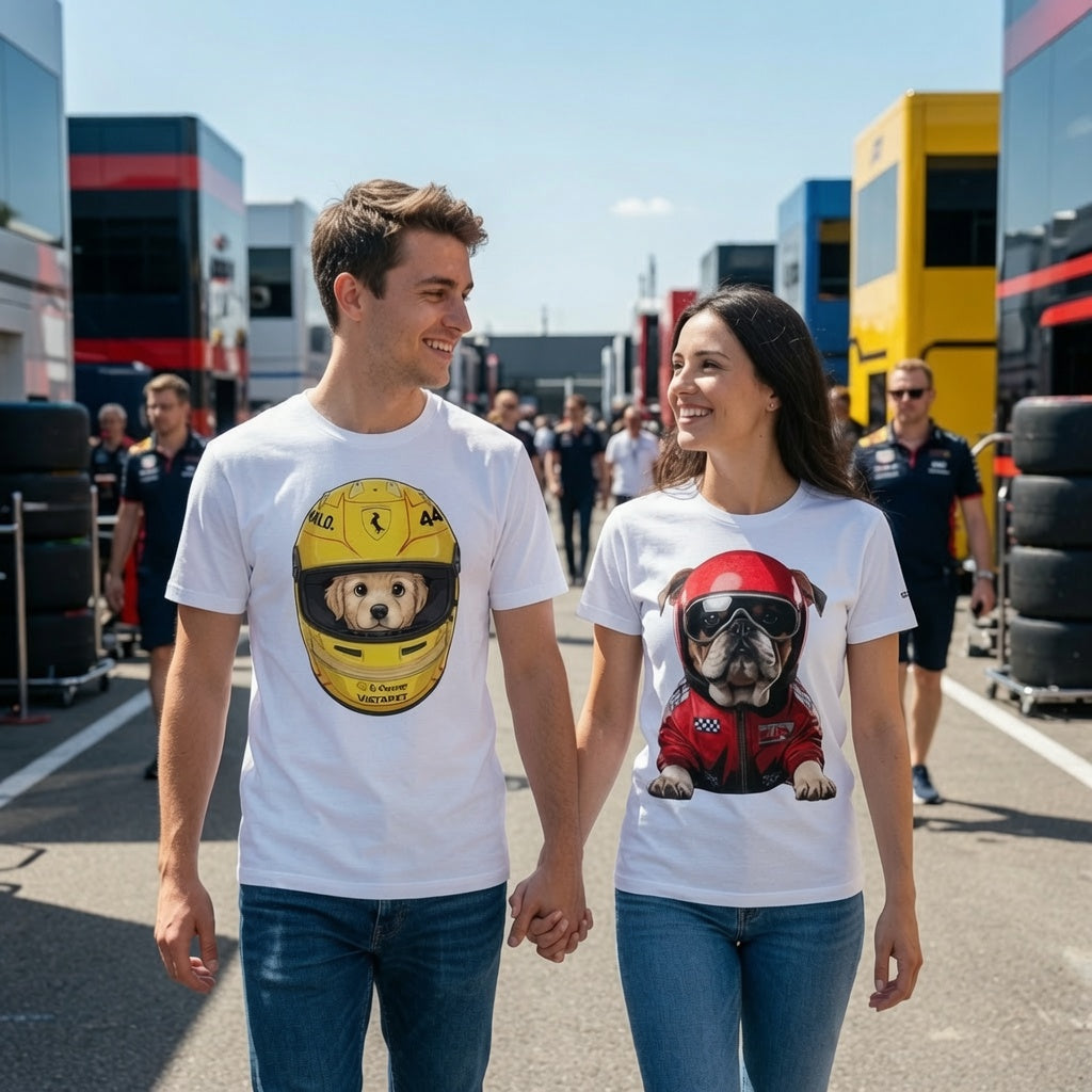 Halo Racing Dog T-Shirt