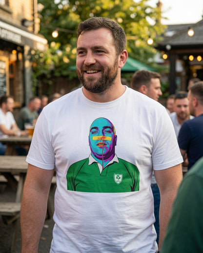 Irish Rugby Superfan - Phone Charger Portrait T-Shirt