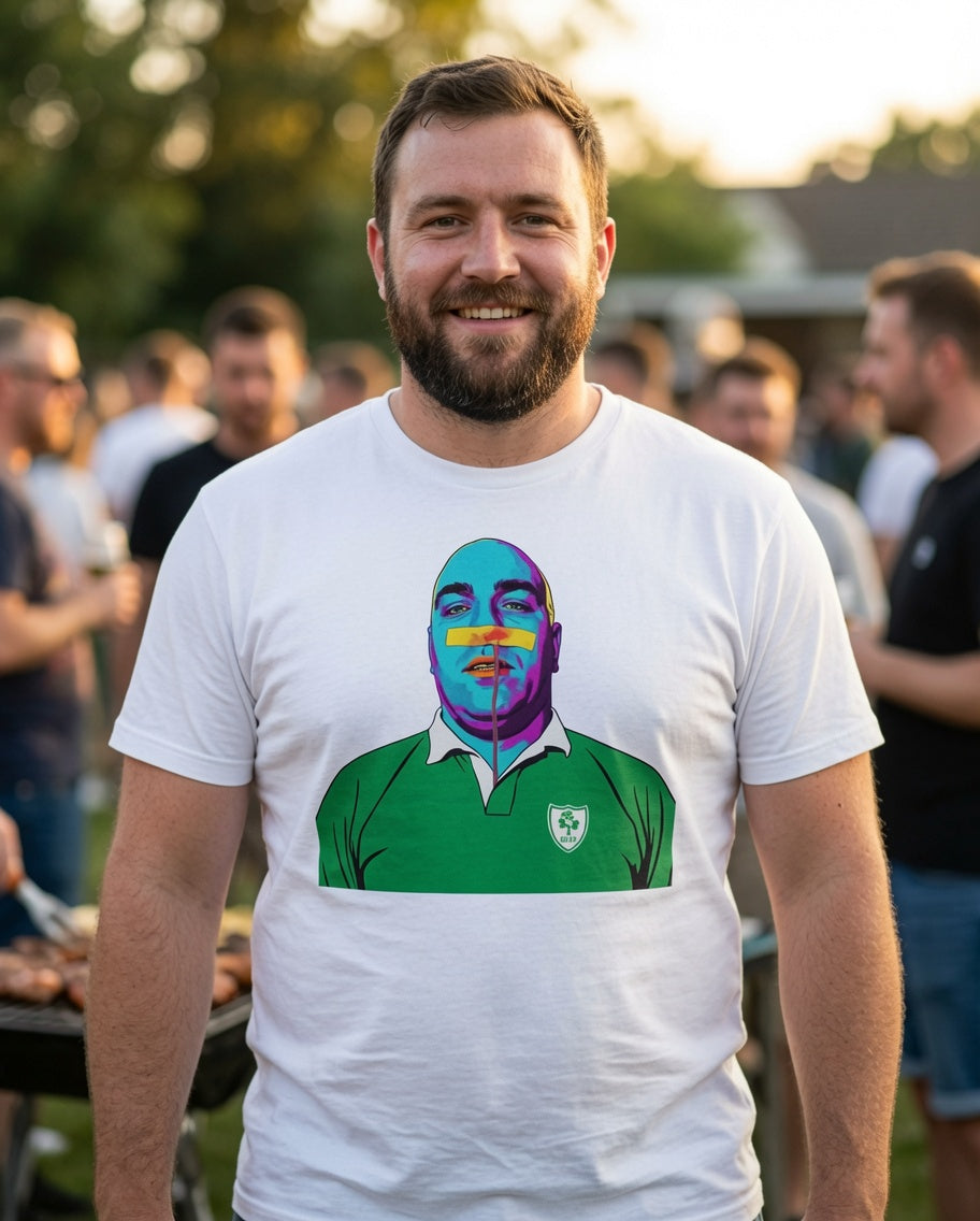 Irish Rugby Superfan - Phone Charger Portrait T-Shirt