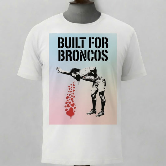 BUILT FOR BRONCOS Rugby T-Shirt - Mixed Pastel