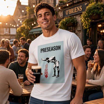 PRESEASON Rugby T‑Shirt - Light Cyan