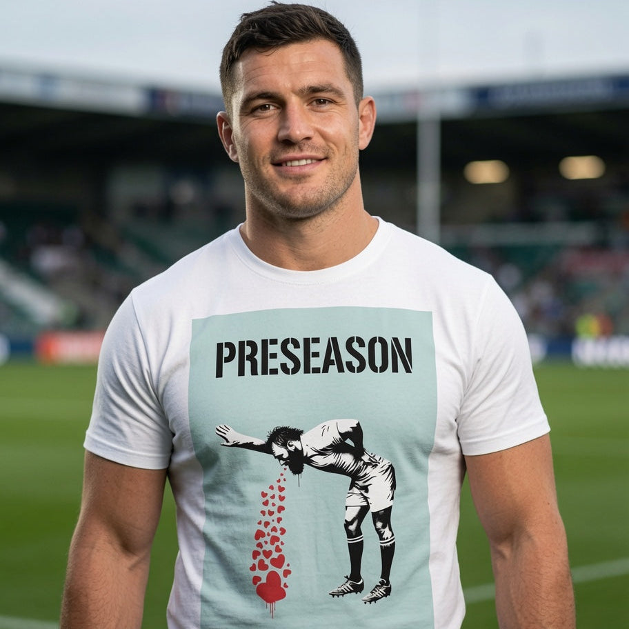 PRESEASON Rugby T‑Shirt - Light Cyan