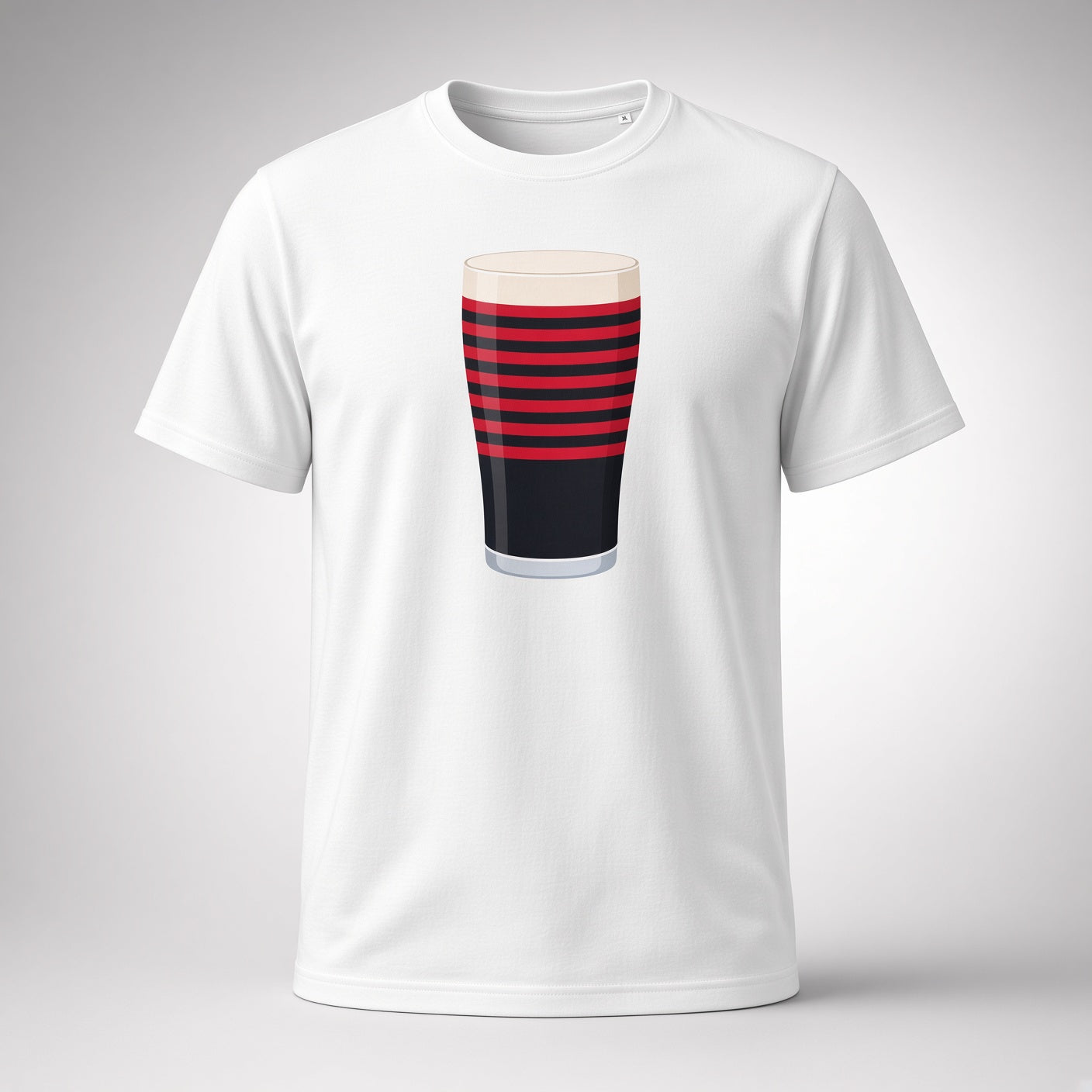 Saracens Retro Home Mega Pint T-Shirt