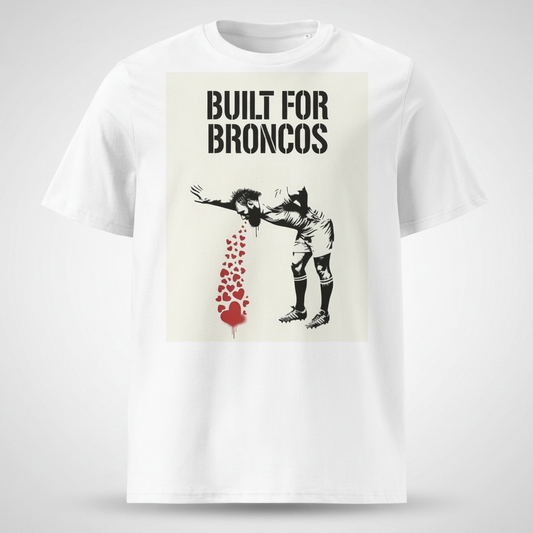 BUILT FOR BRONCOS Rugby T-Shirt - Stone
