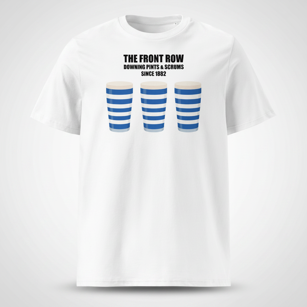 Blackrock College RFC Rugby T-Shirt – The Front Row Downing Pints & Scrums Since 1882