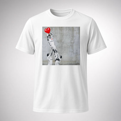 Ulster Home 1999 Lineout Street Art Rugby T‑Shirt Red Heart