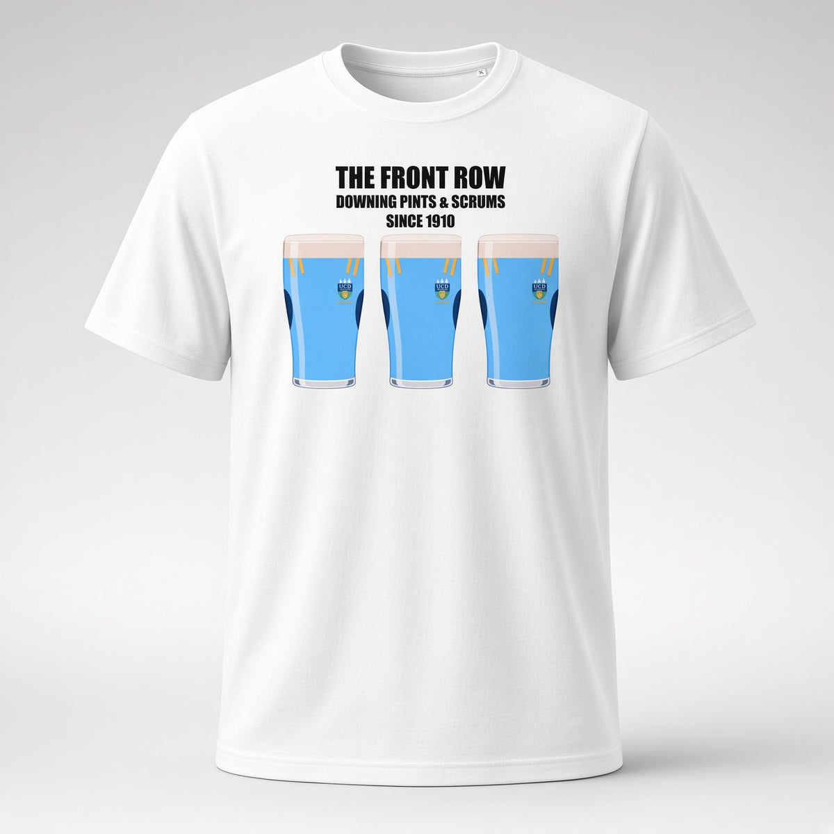 UCD RFC Rugby T-Shirt – The Front Row Downing Pints & Scrums Since 1910