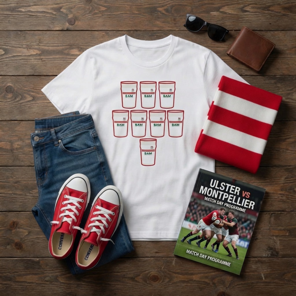 Ulster Scrum Down Down Pints T-Shirt