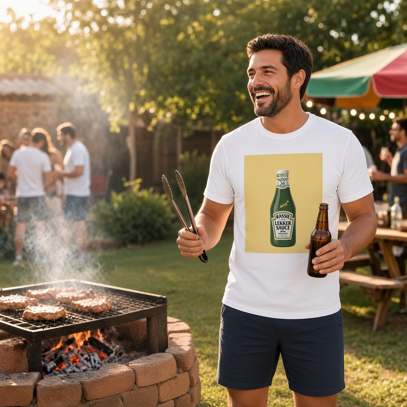 Rassie Erasmus Lekker Sauce Rugby T-Shirt