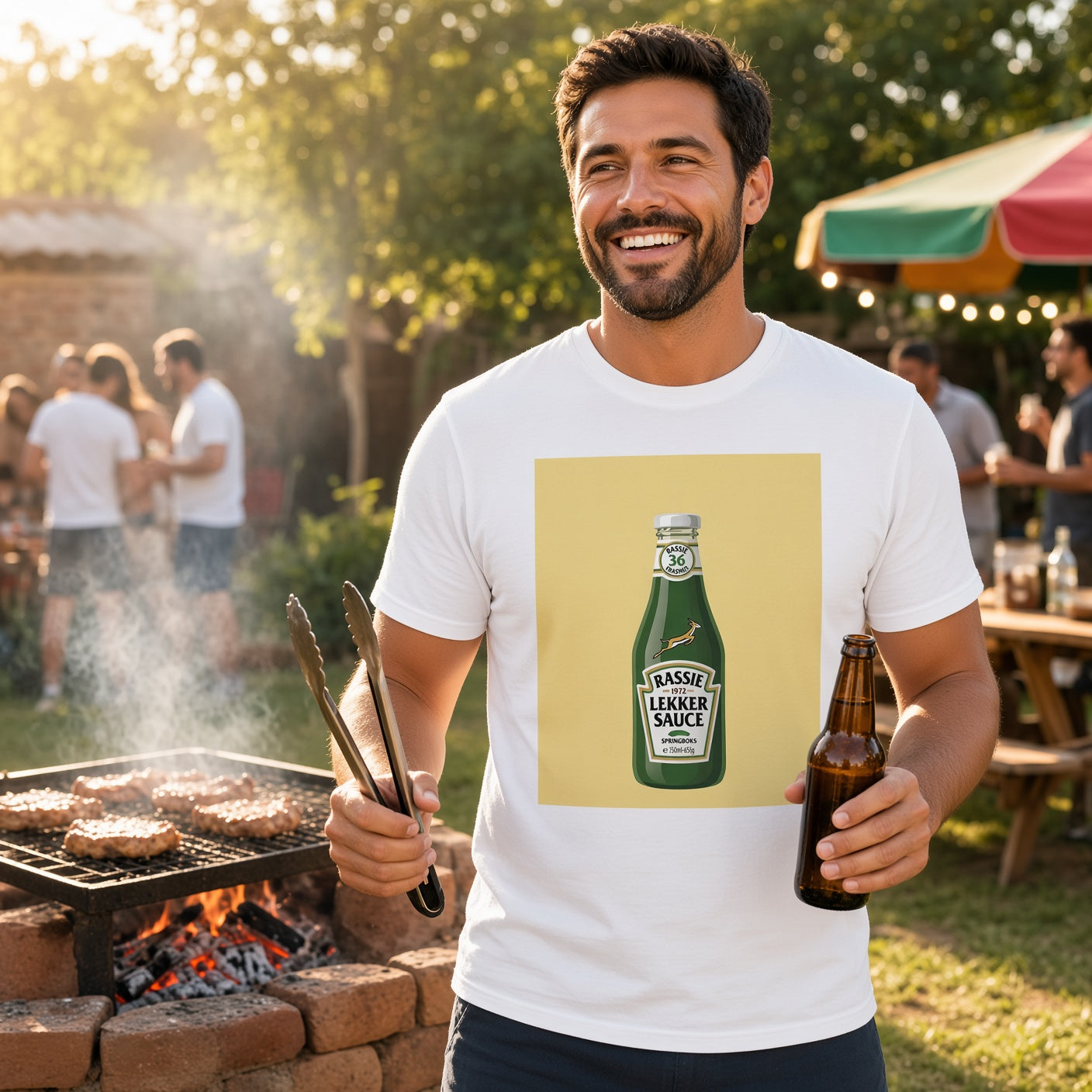 Rassie Erasmus Lekker Sauce Rugby T-Shirt