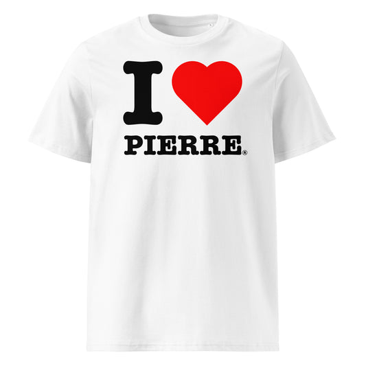 Red heart and bold PIERRE print – a clean, classic look for fans of Pierre Gasly.