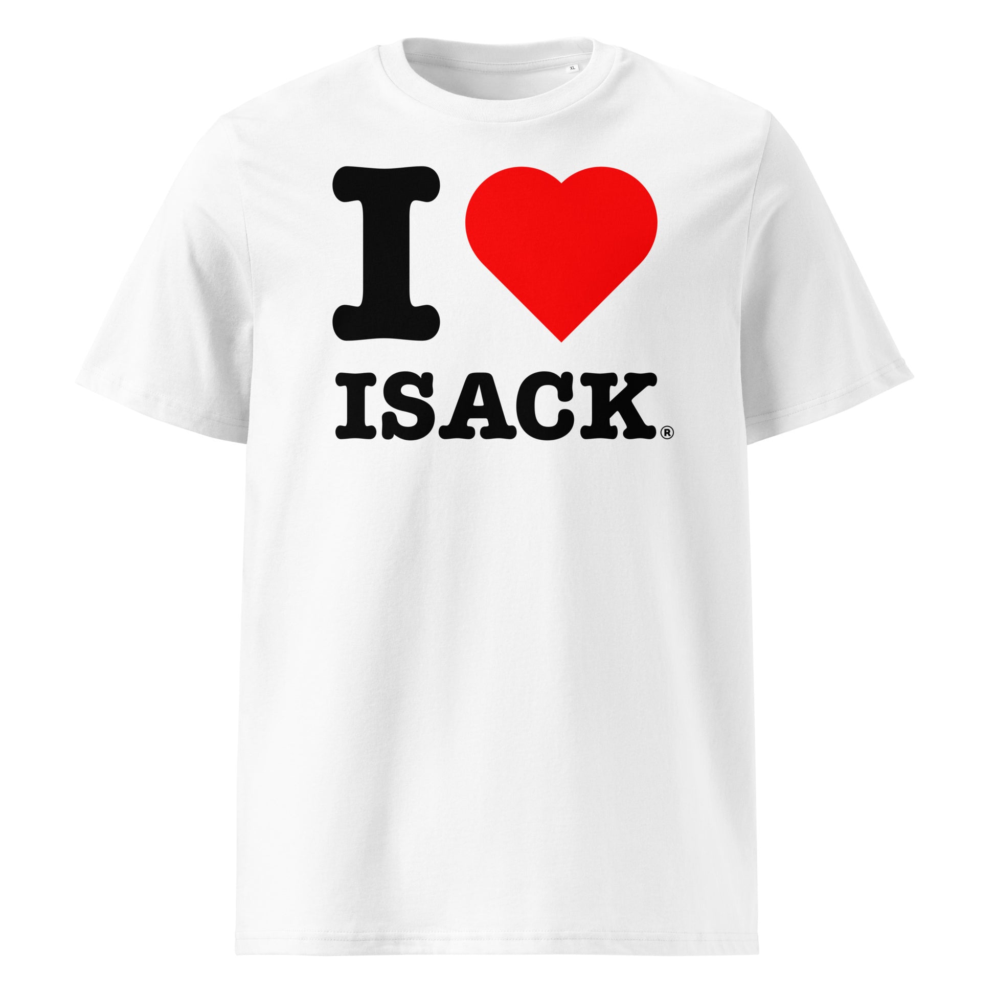 Bold red heart and ISACK print – perfect for fans of F1’s next big name.