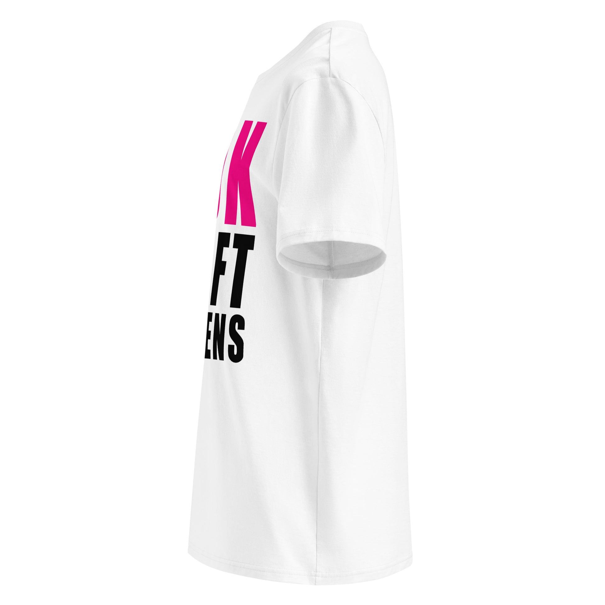See the left side of our PDK Shift Happens White T-Shirt, designed for Porsche owners who appreciate engineering excellence.
