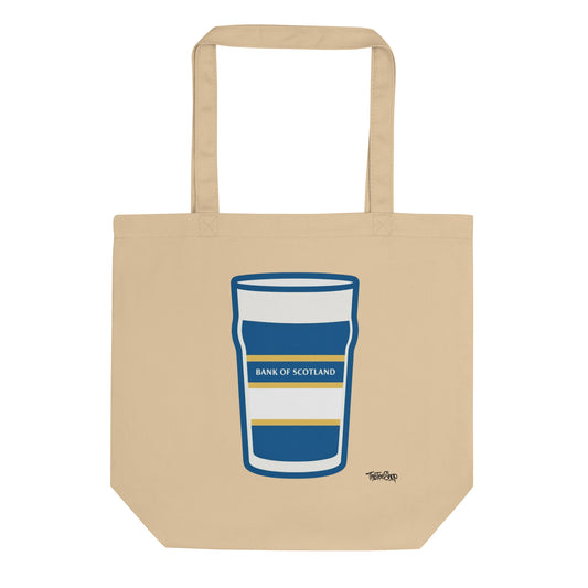 Leinster Mega Pint Classic Bank of Scotland Tee Bag tote, Leinster rugby fan match-day bag by TheTeeShop