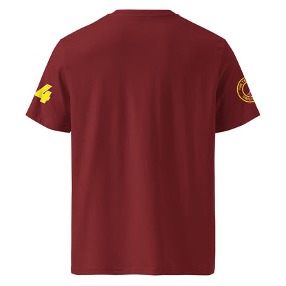 View the rear of the burgundy Lewis Hamilton T-Shirt. A must-have for any F1 fan and petrol head.