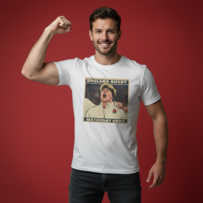 England Rugby Matchday Hero - Henry Pollock T-Shirt