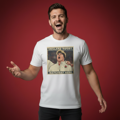 England Rugby Matchday Hero - Henry Pollock T-Shirt