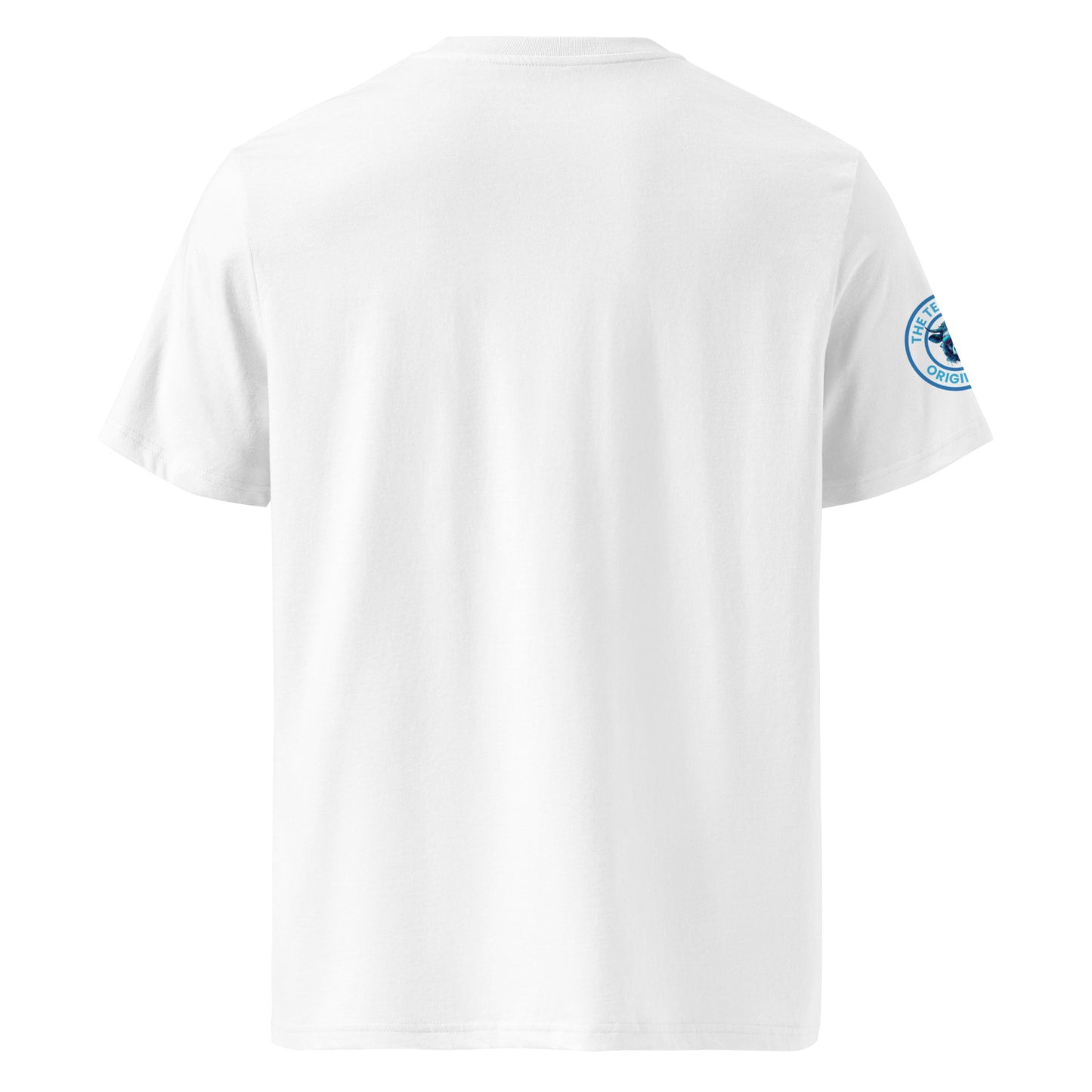 Rear view of the Monacow T-Shirt in white, showcasing the clean and stylish back design.