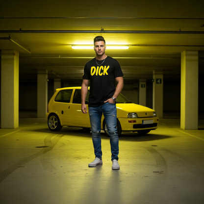 DICK (Yellow Lettering) Car Meet T-Shirt