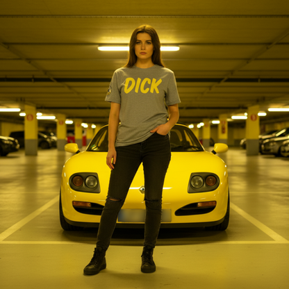 DICK (Yellow Lettering) Car Meet T-Shirt