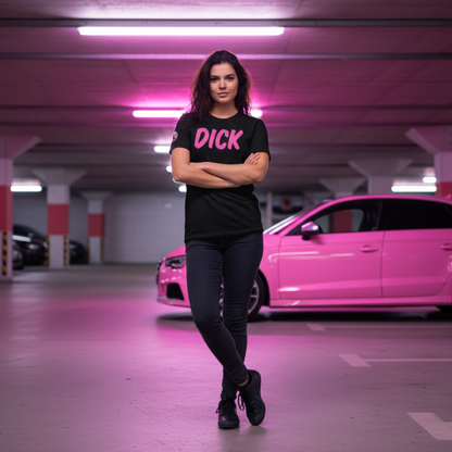 DICK (Pink Lettering) Car Meet T-Shirt