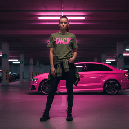 DICK (Pink Lettering) Car Meet T-Shirt