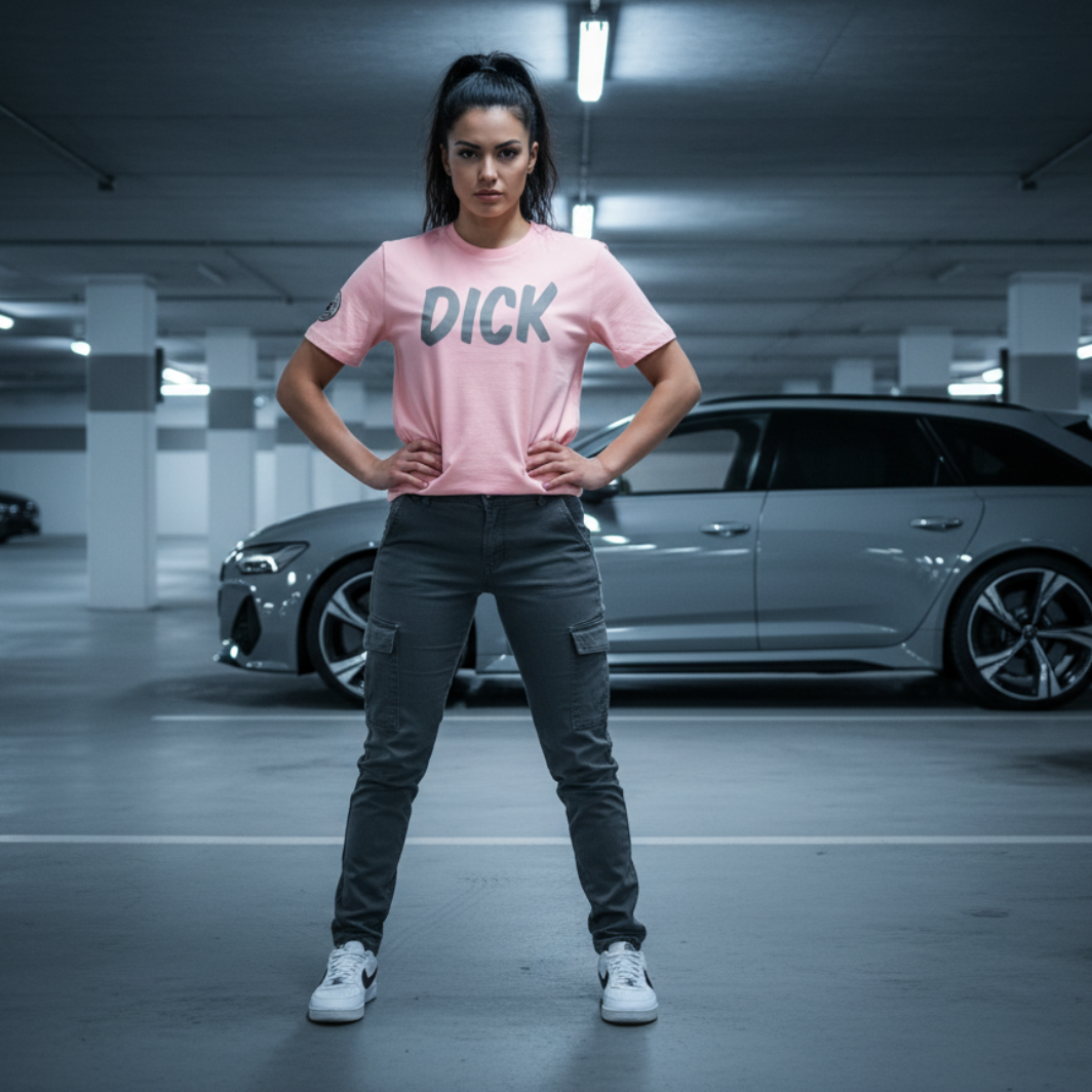 DICK (Nardo Grey Lettering) Car Meet T-Shirt