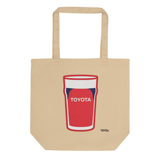 Munster Nostalgic Mega Pint Tee Bag tote with mega pint graphic, rugby fan match-day bag by TheTeeShop