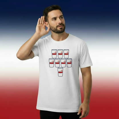 Old Wesley RFC Scrum Down Down Pints T-Shirt
