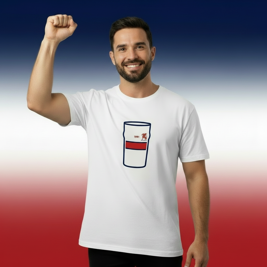 Old Wesley Mega Pint Rugby T-Shirt
