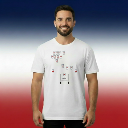 Old Wesley RFC Team Pints Rugby T-Shirt