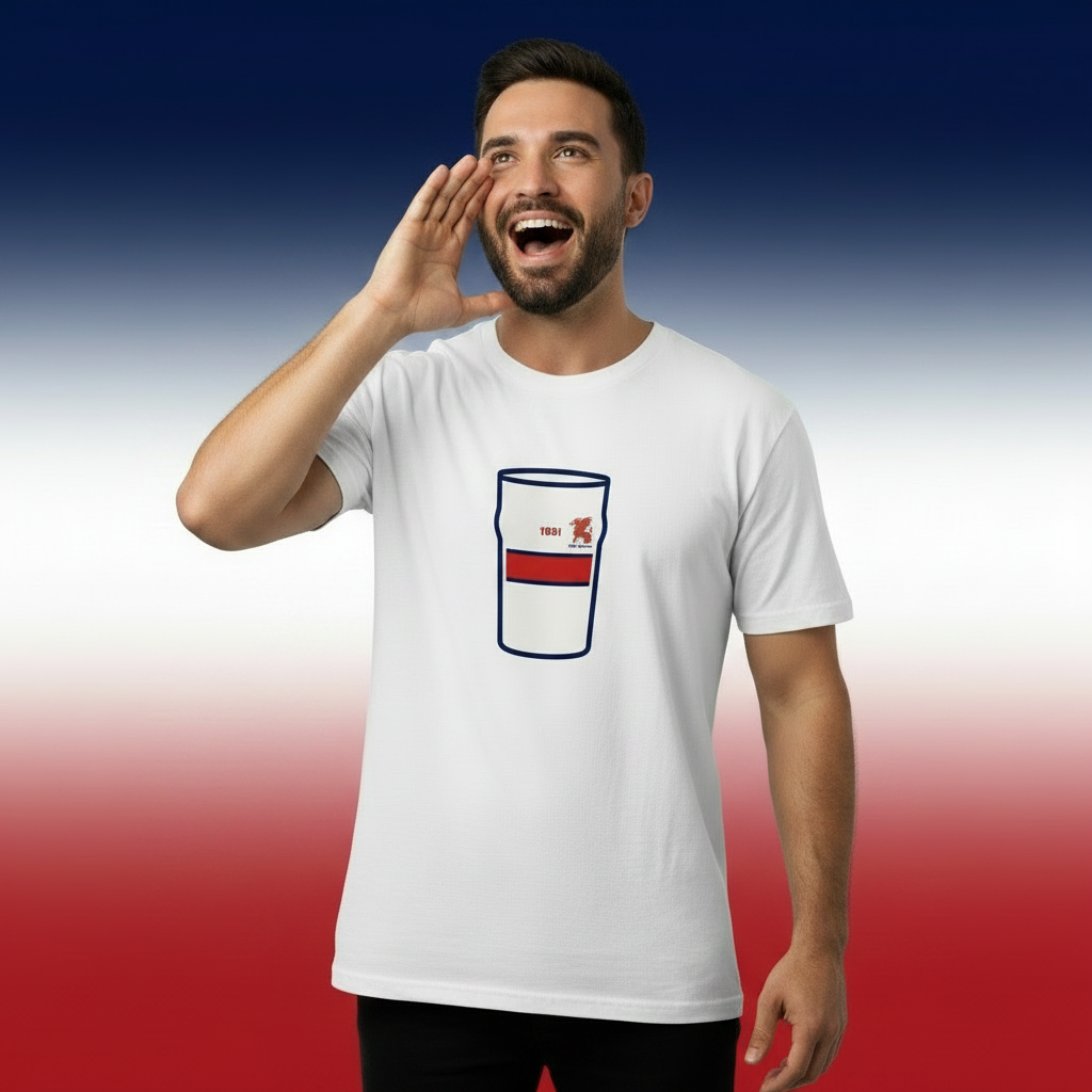 Old Wesley Mega Pint Rugby T-Shirt