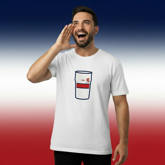 Old Wesley Mega Pint Rugby T-Shirt