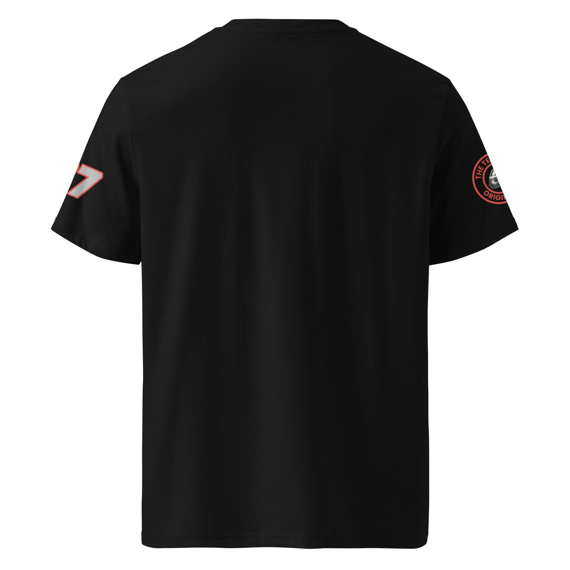 View the rear of the black Oliver Bearman T-Shirt. A must-have for any F1 fan and petrol head.