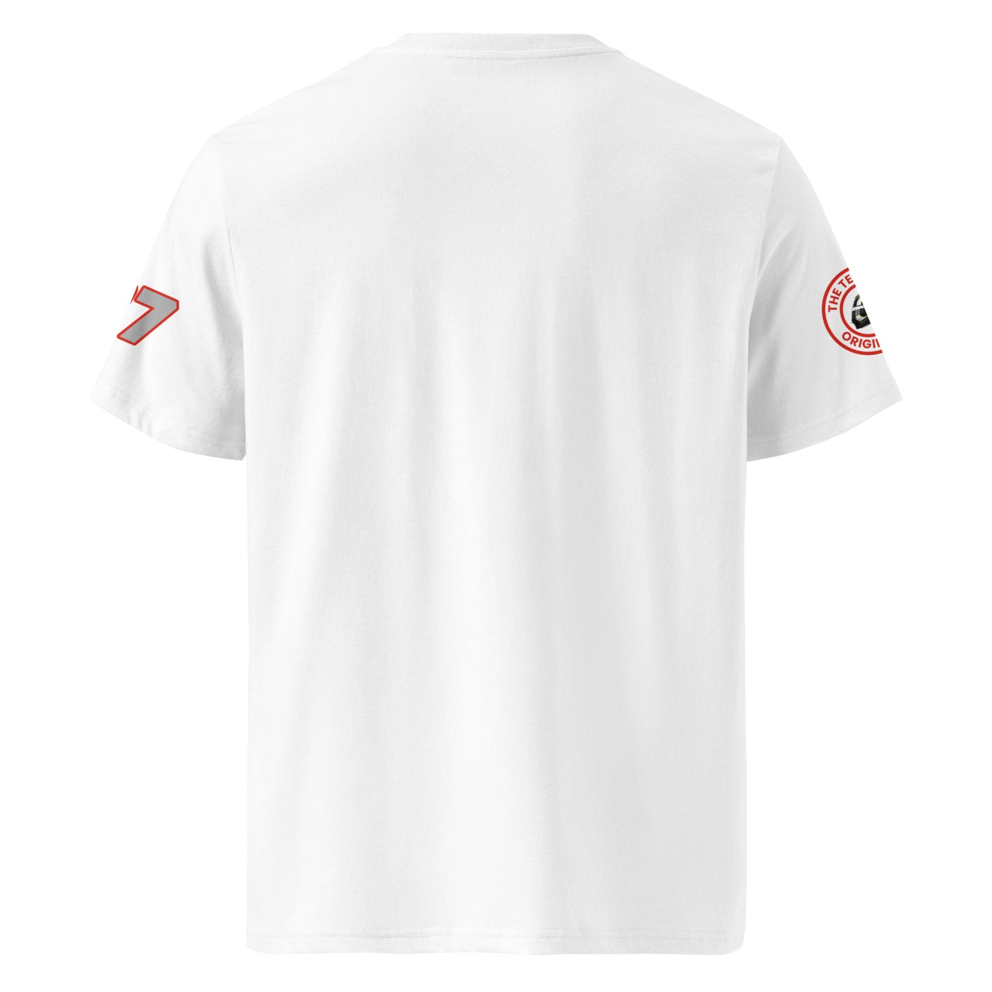 View the rear of the white Oliver Bearman T-Shirt. A must-have for any F1 fan and petrol head.