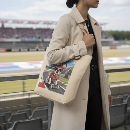 TeeBag© Roscoe on a Skateboard (Home GP Tote Bag)