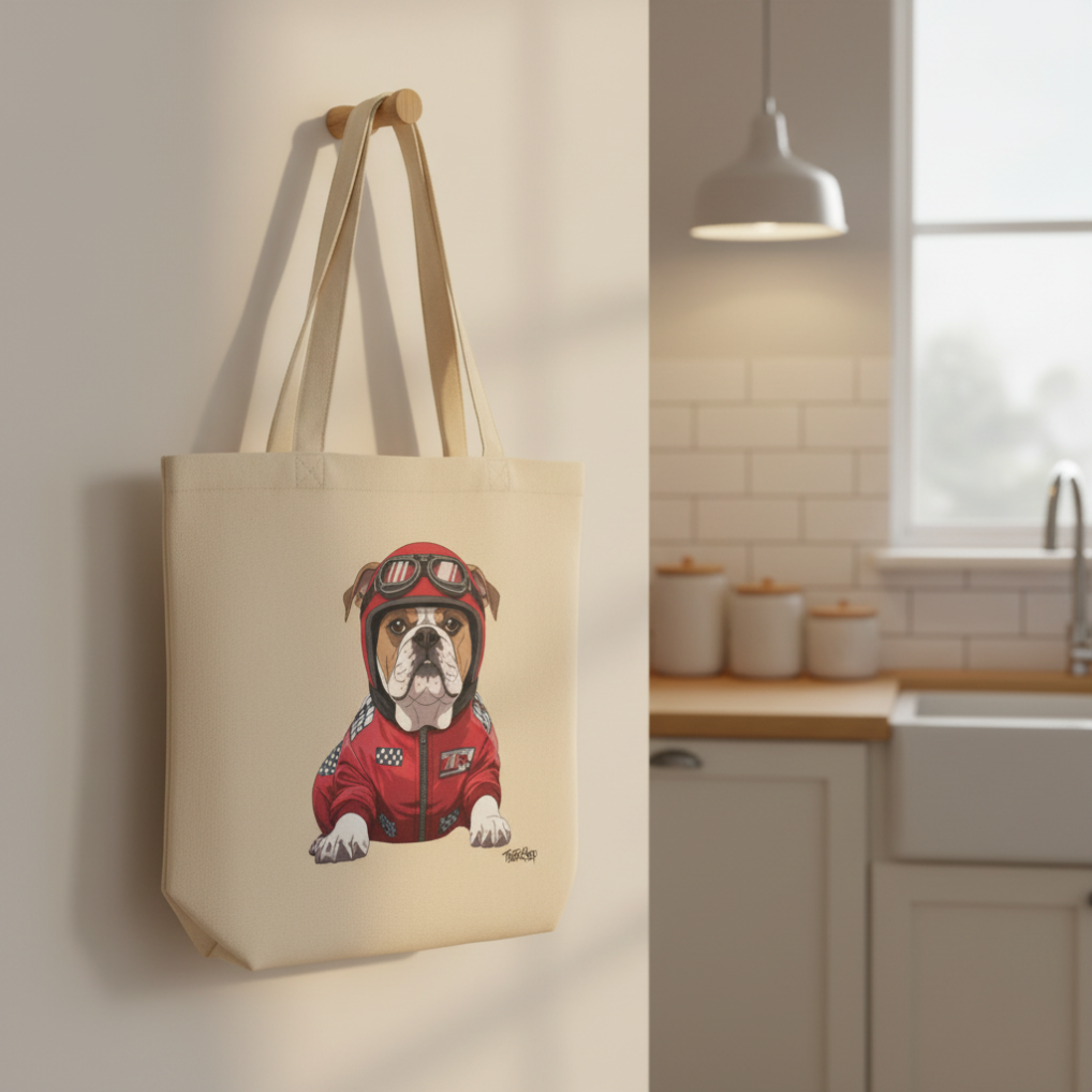 TeeBag© Roscoe Hamilton (Cute) Tote Bag