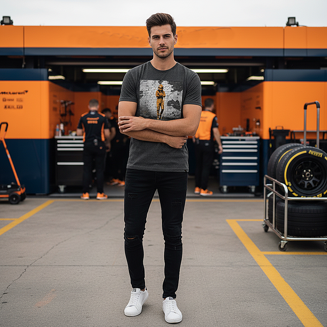 Papaya Series: Papaya Driver Mood Graffiti Art T-Shirt