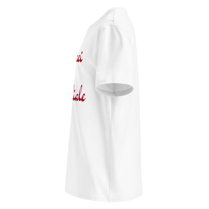 Portaci il Mondiale T-shirt white left side – Italian motorsport shirt for Ferrari fans