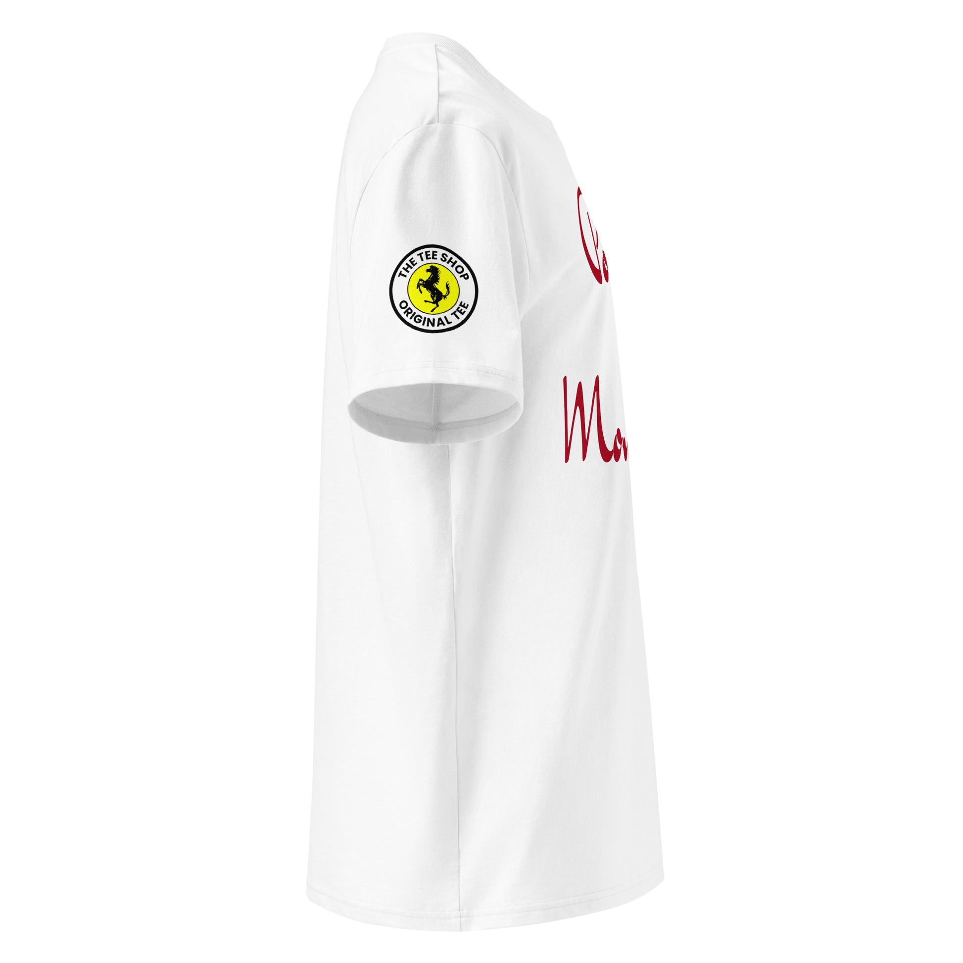 Portaci il Mondiale T-shirt white right side – Italian racing slogan tee, TheTeeShop