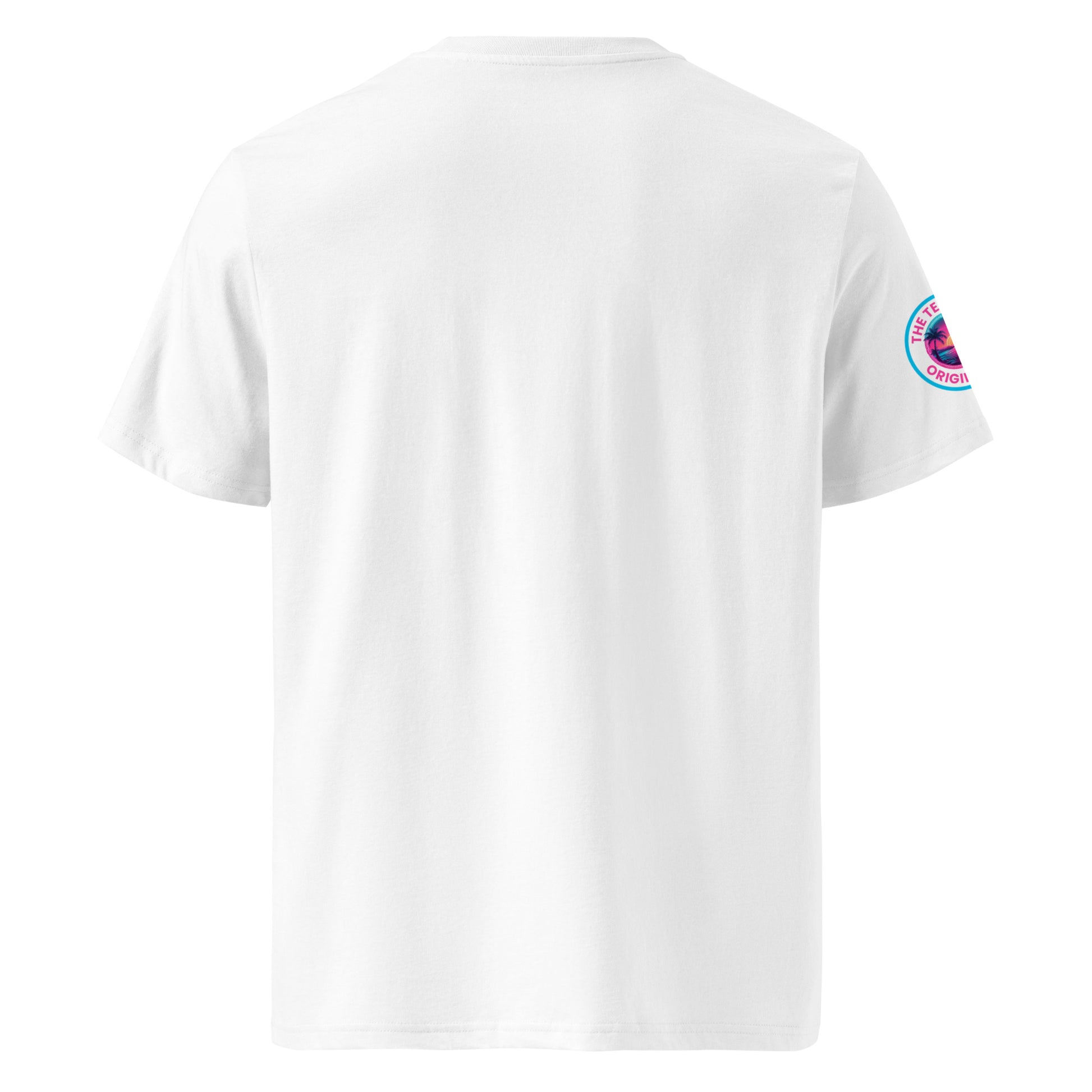 Rear view of our Red Bull Racing t-shirt, offering a glimpse of the overall design and fit.