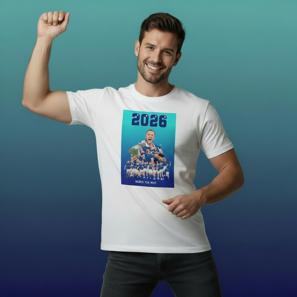 St Marys Worth The Wait Rugby T-Shirt (Front Print)