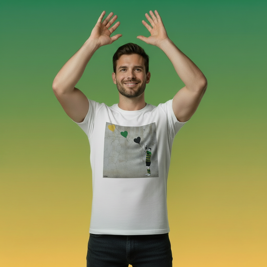 Northampton Saints Rugby Lineout Throw Street Art T‑Shirt 1.0