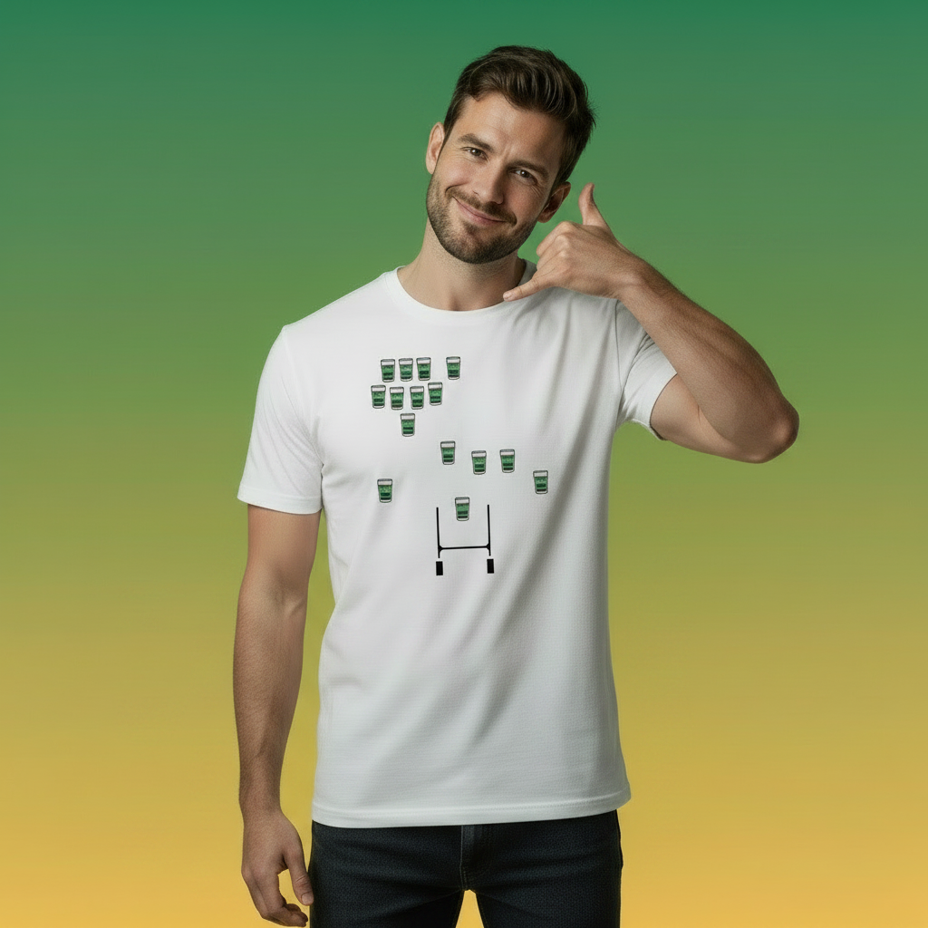 Northampton Saints Team Pints Rugby T-Shirt
