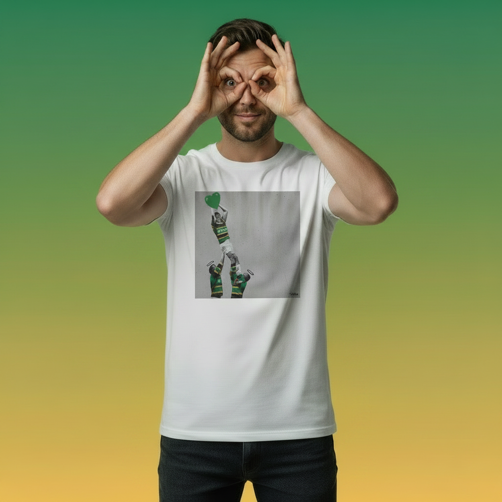 Northampton Saints Lineout Street Art Rugby T‑Shirt