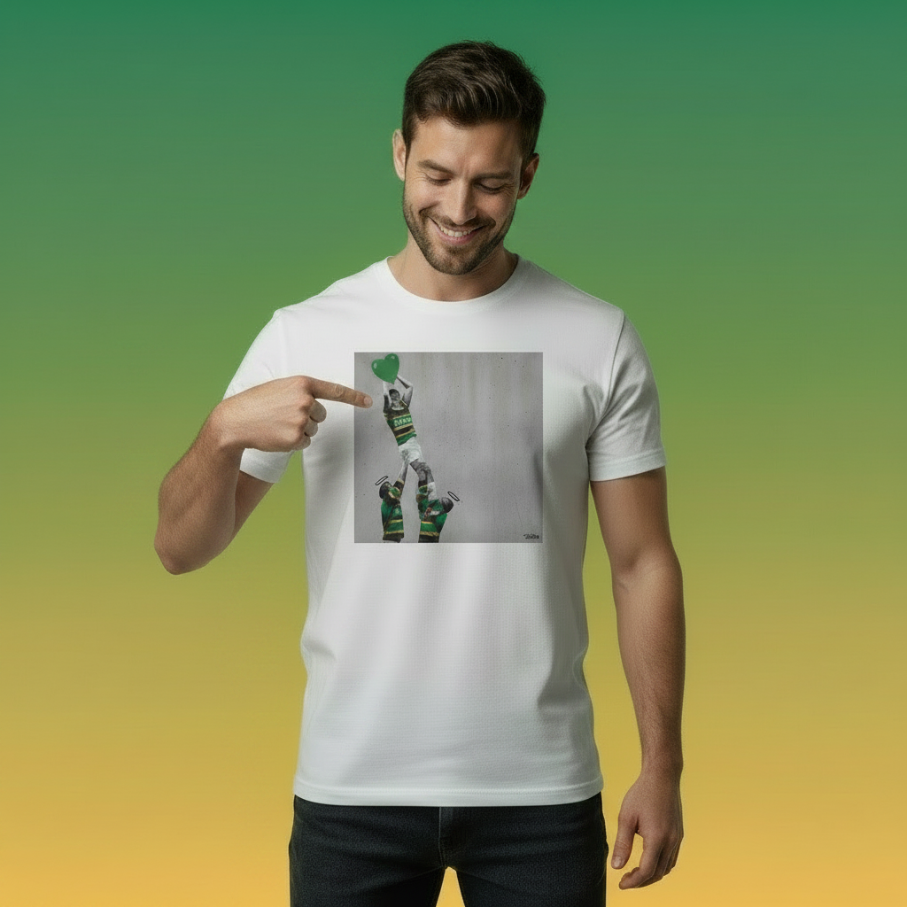 Northampton Saints Lineout Street Art Rugby T‑Shirt