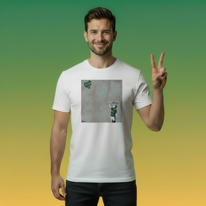 Northampton Saints Rugby Boy Dreams Street Art T‑Shirt with Halo