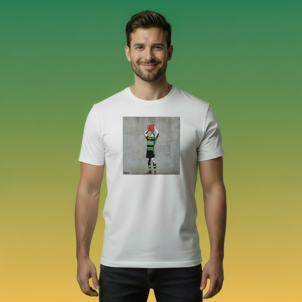 Northampton Saints Hooker Street Art Rugby T‑Shirt